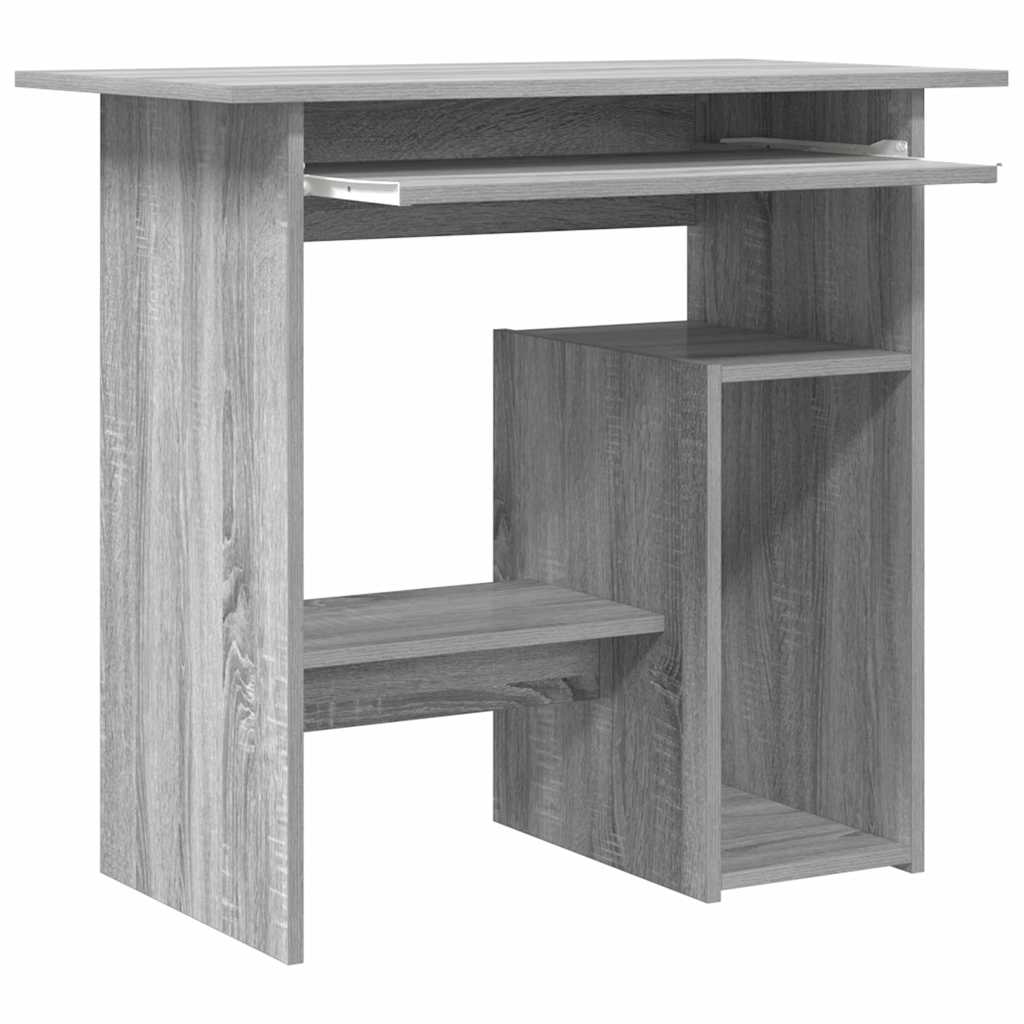 vidaXL Γραφείο Γκρι Sonoma 80 x 45 x 74 εκ. από Επεξεργασμένο Ξύλο