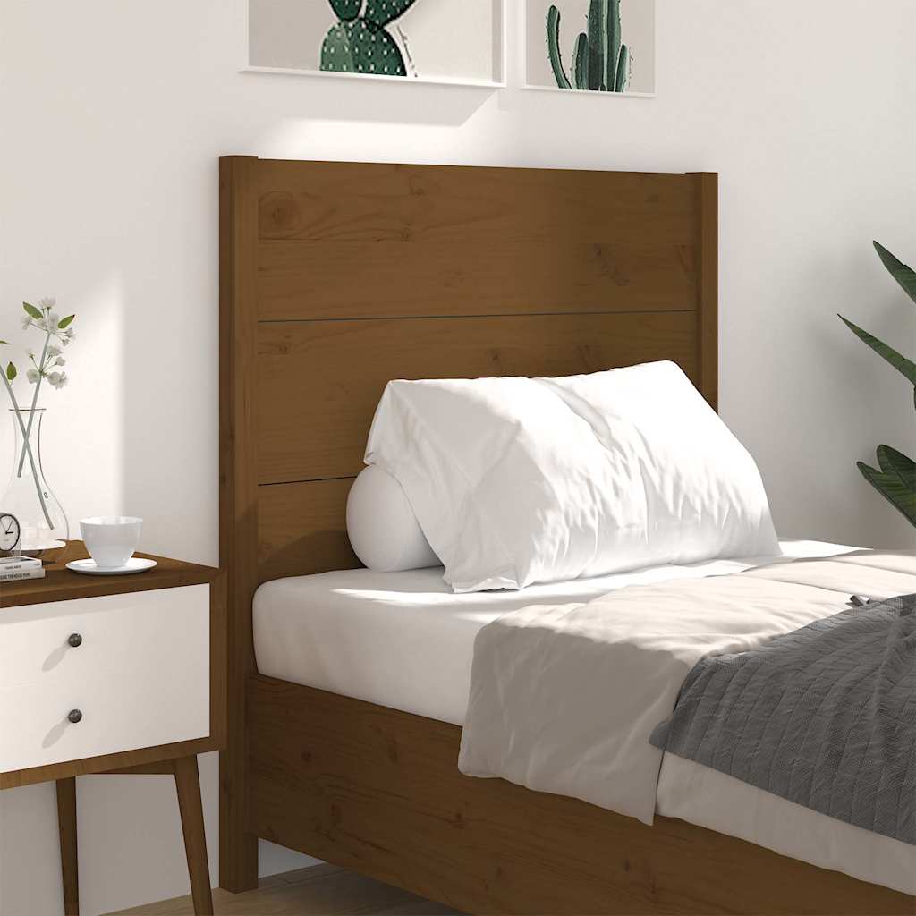 vidaXL Κεφαλάρι Μελί 81 x 4 x 100 εκ. από Μασίφ Ξύλο Πεύκου
