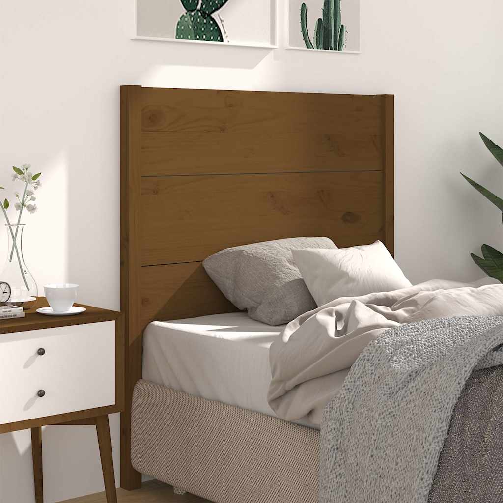 vidaXL Κεφαλάρι Μελί 81 x 4 x 100 εκ. από Μασίφ Ξύλο Πεύκου