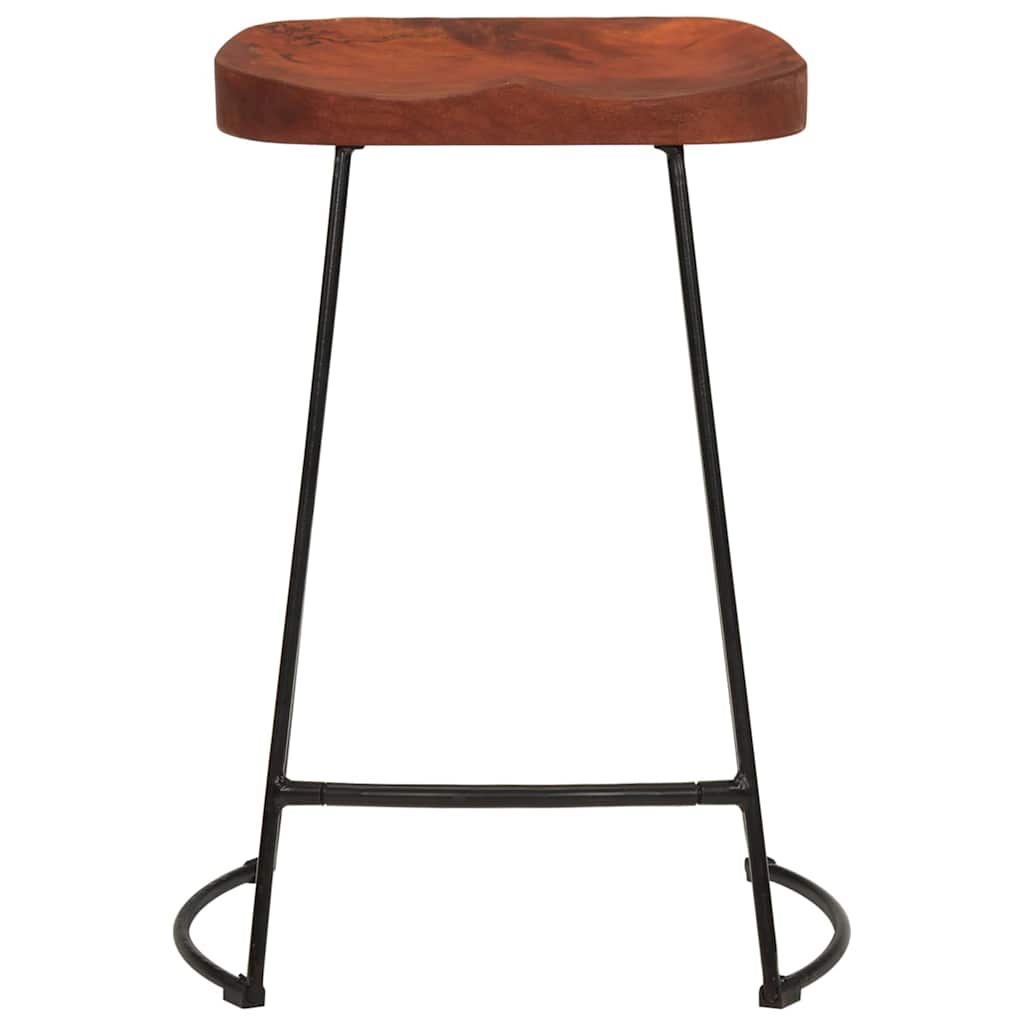 vidaXL Σκαμπό Μπαρ Gavin 2 τεμ. 45x40x63 εκ. από Μασίφ Ξύλο Μάνγκο