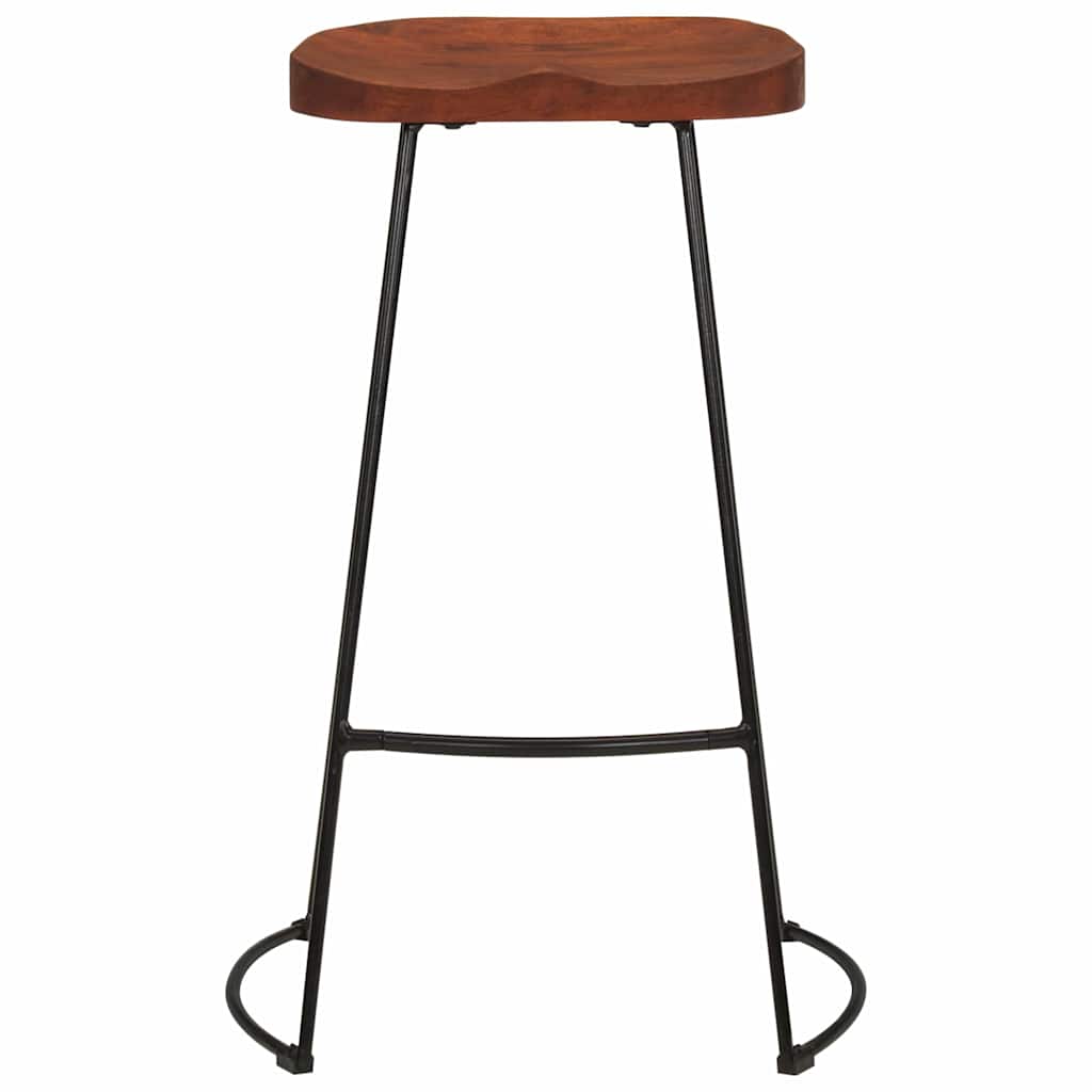 vidaXL Σκαμπό Μπαρ Gavin 2 τεμ. 50x40x78 εκ. από Μασίφ Ξύλο Μάνγκο