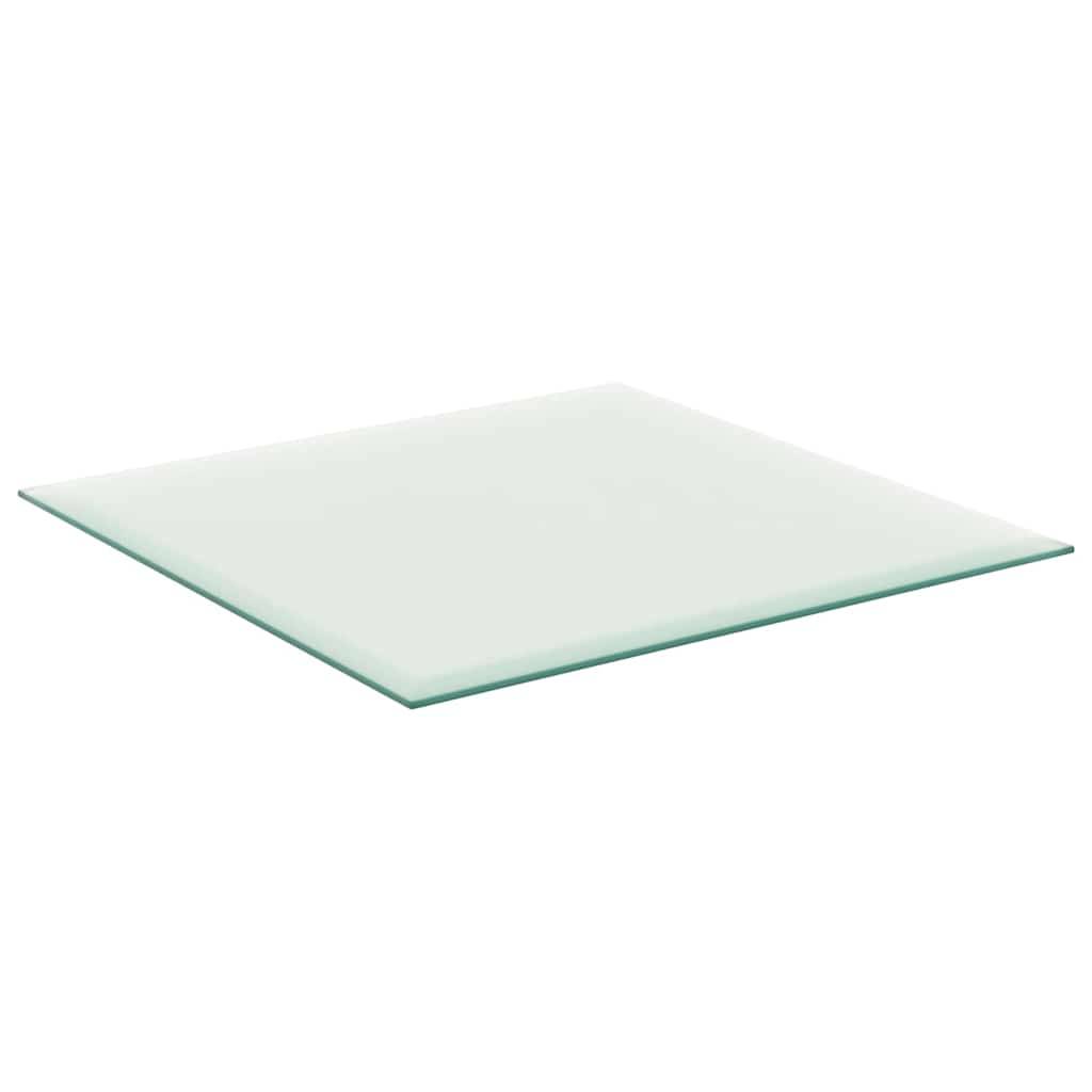 vidaXL Επιφάνεια Τραπεζιού Διαφανής 60 x 60 εκ. από Ψημένο Γυαλί