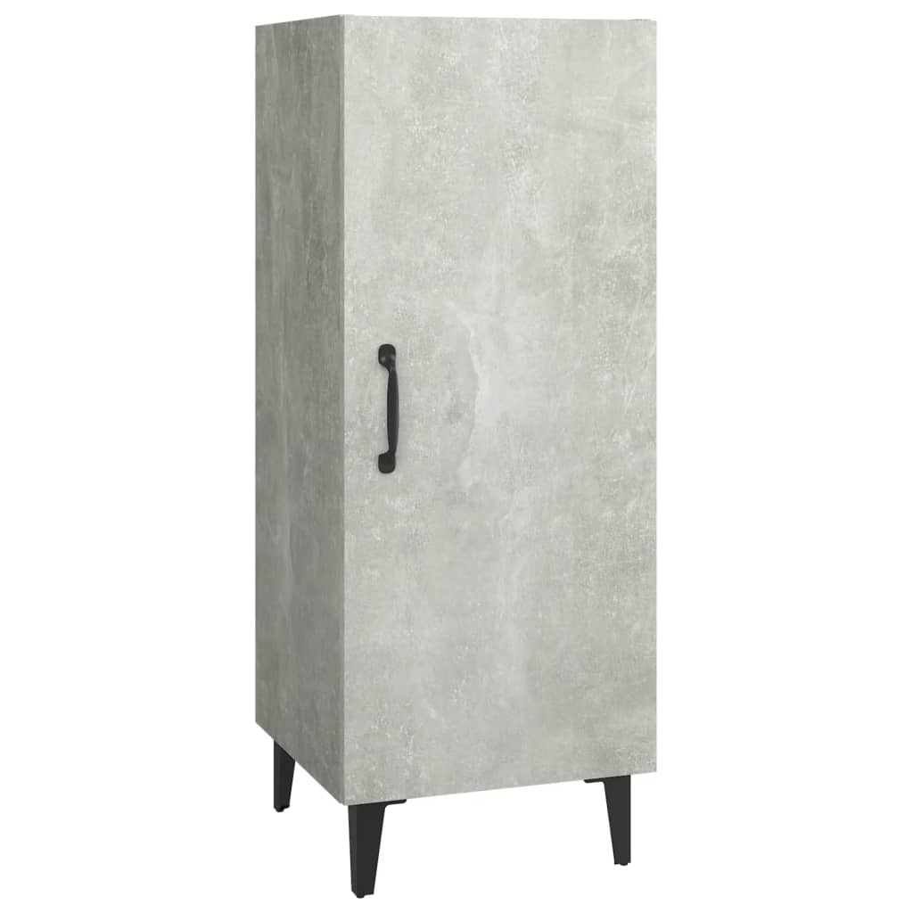 vidaXL Ντουλάπι Γκρι Σκυροδέματος 34,5x34x90 εκ. Επεξεργασμένο Ξύλο