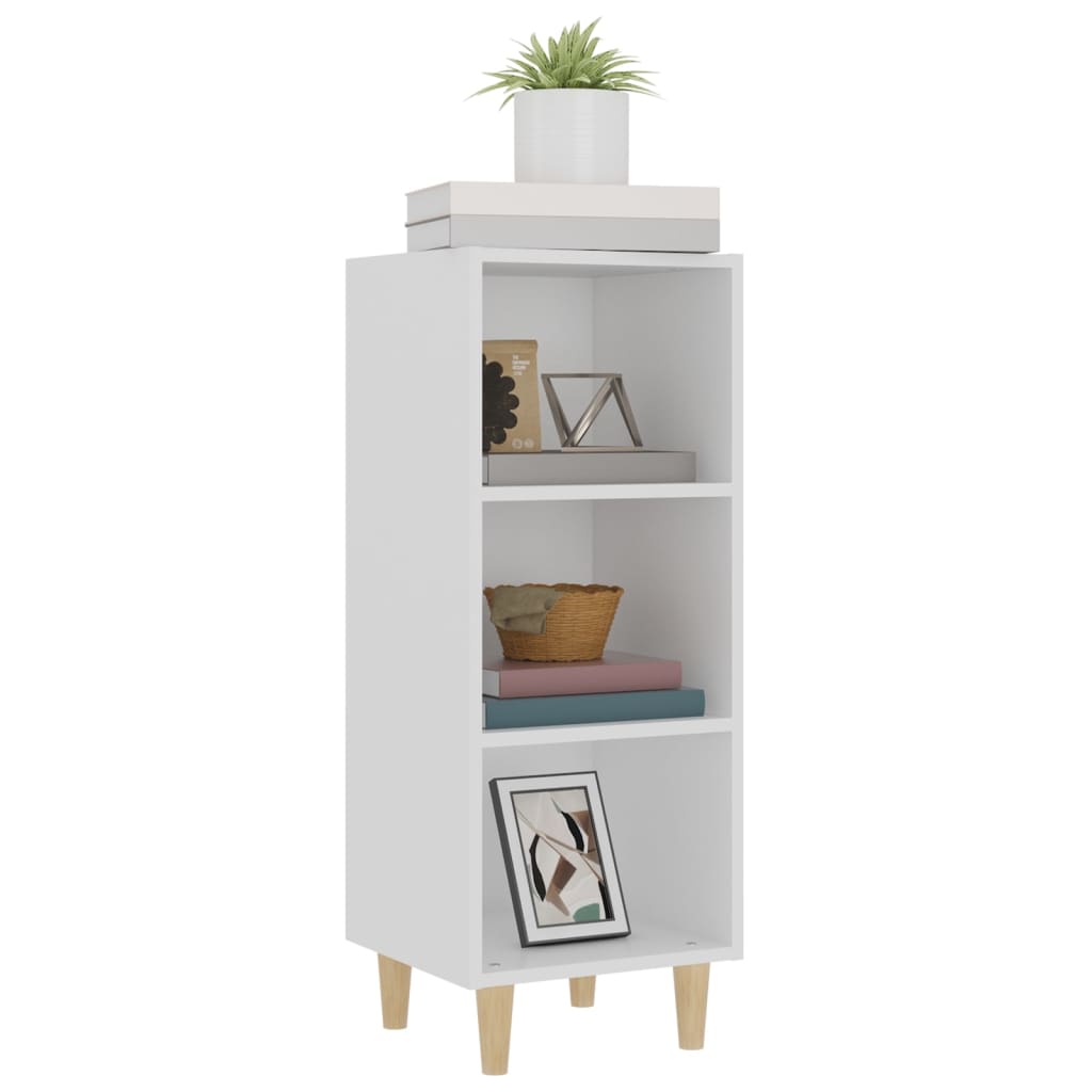 vidaXL Ντουλάπι Λευκό 34,5x32,5x90 εκ. από Επεξεργασμένο Ξύλο