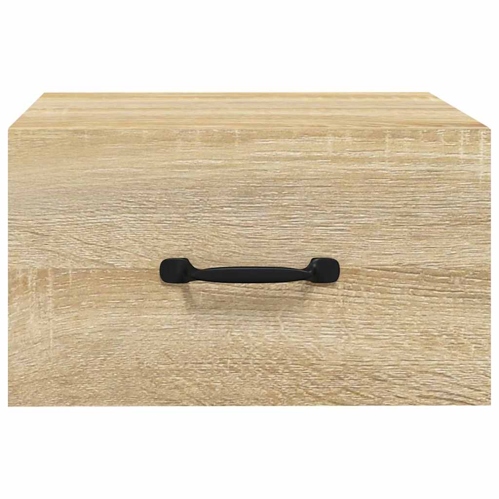 vidaXL Κομοδίνα Επιτοίχια Sonoma Δρυς 35 x 35 x 20 εκ.