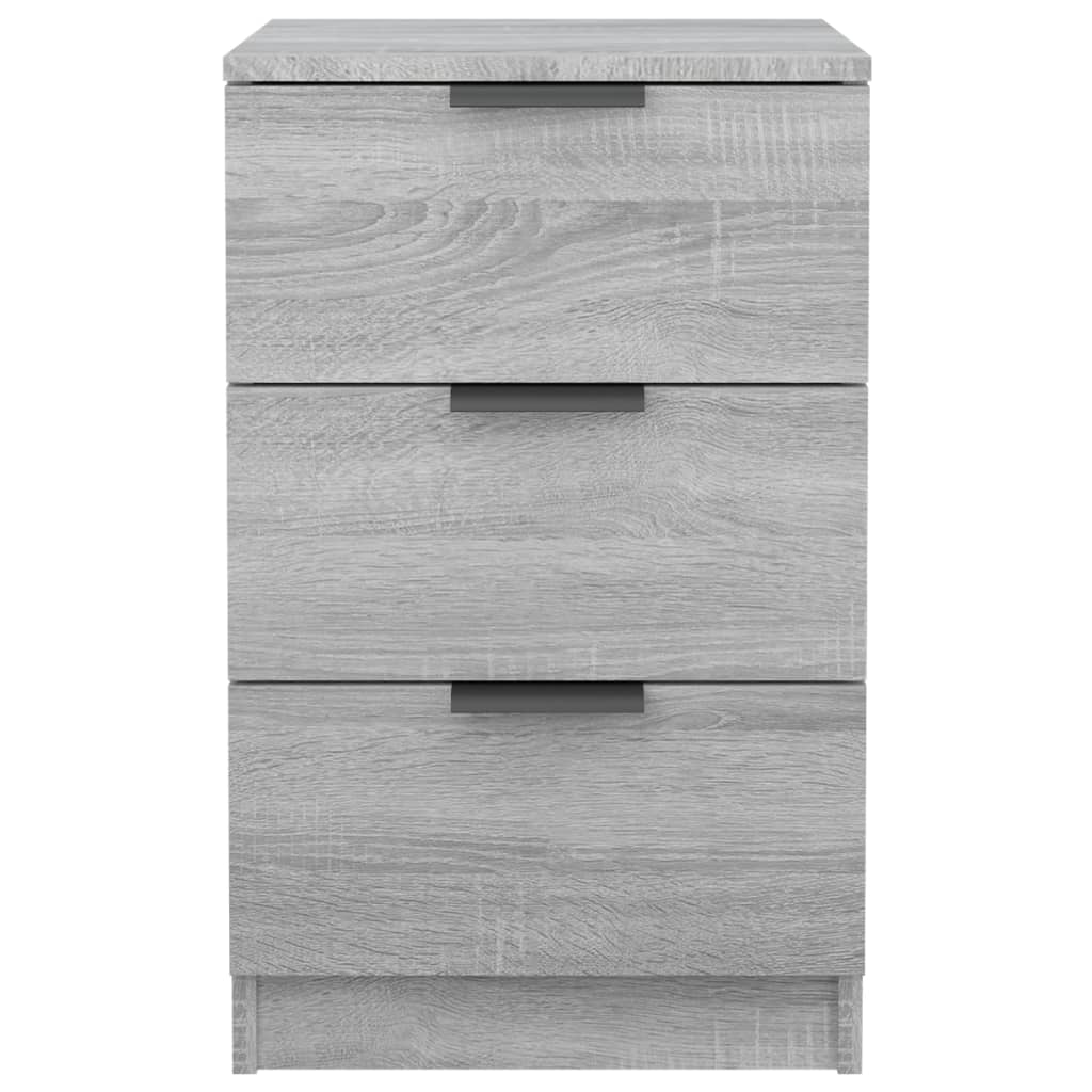 vidaXL Κομοδίνο Γκρι Sonoma 40x36x65 εκ.