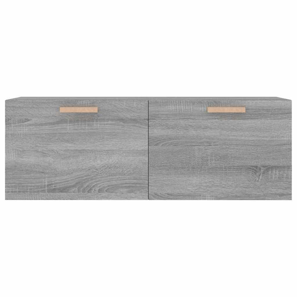 vidaXL Ντουλάπι Τοίχου Γκρι Sonoma 100x36,5x35 εκ. Επεξεργασμένο Ξύλο