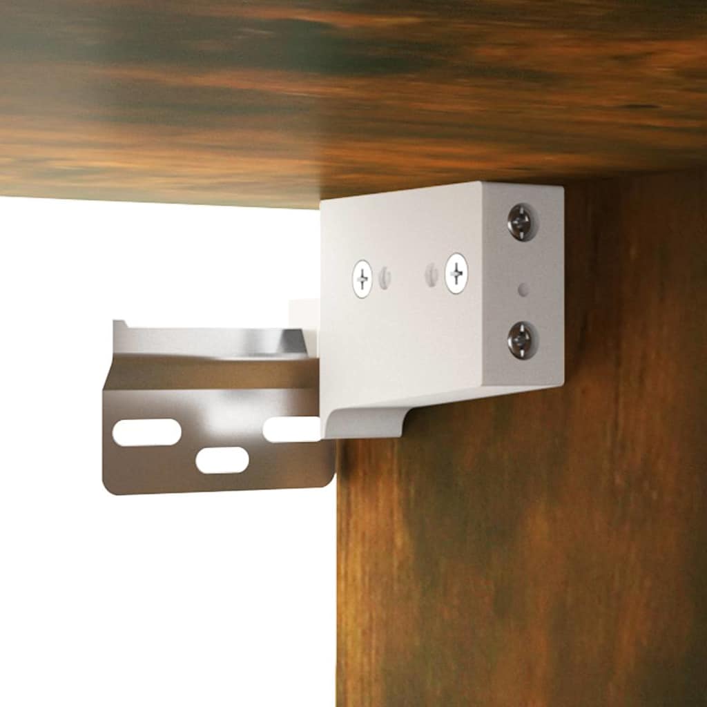 vidaXL Ντουλάπια Τοίχου 2 τεμ. Καπνιστή δρυς 60x36,5x35εκ. Επεξ. Ξύλο