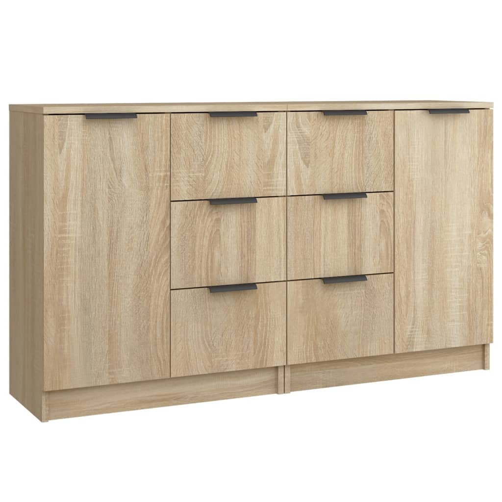 vidaXL Ντουλάπια 2 τεμ. Sonoma Δρυς 60x30x70 εκ. Επεξεργασμένο Ξύλο
