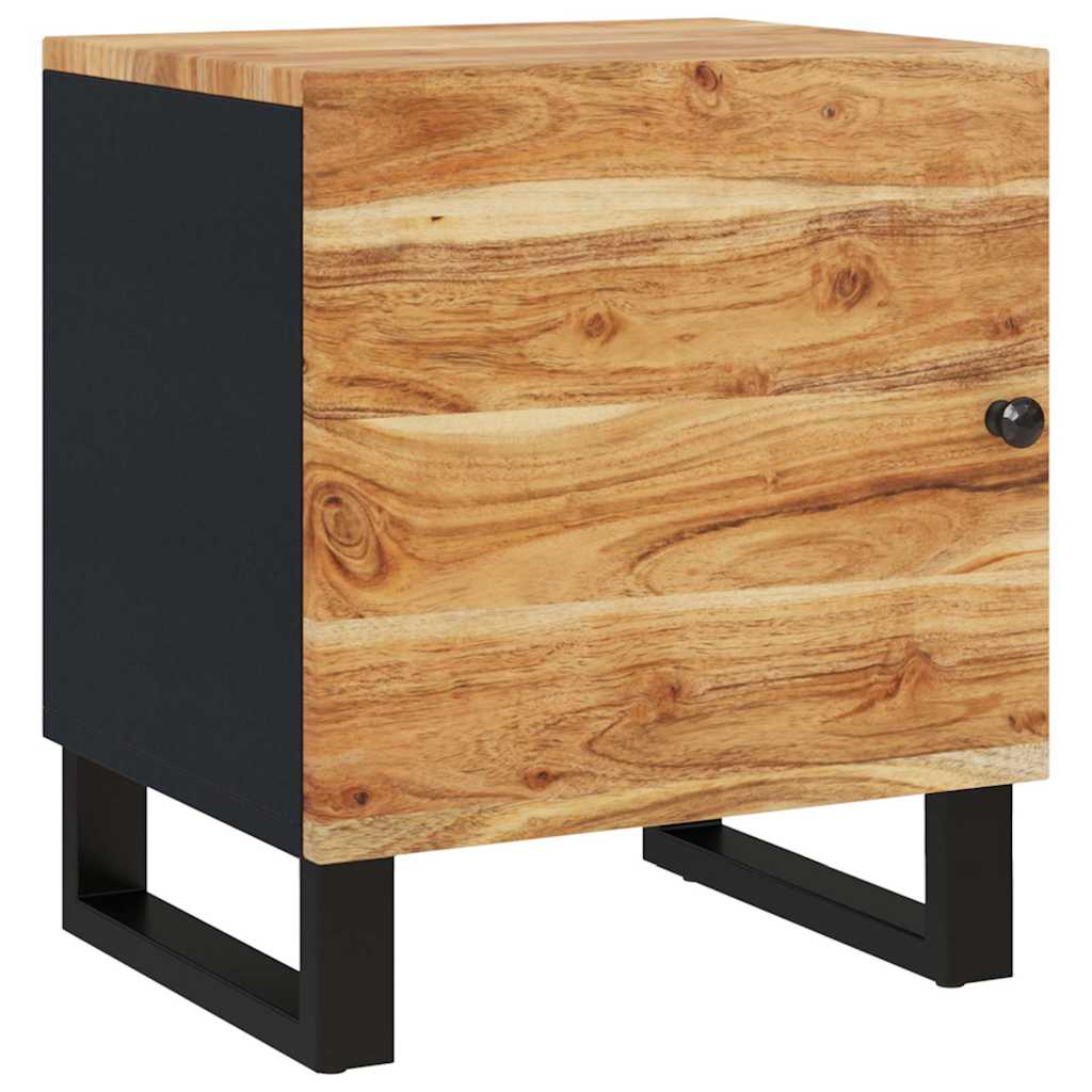 vidaXL Κομοδίνο 40 x 33 x 46 εκ. από Μασίφ Ξύλο Ακακίας