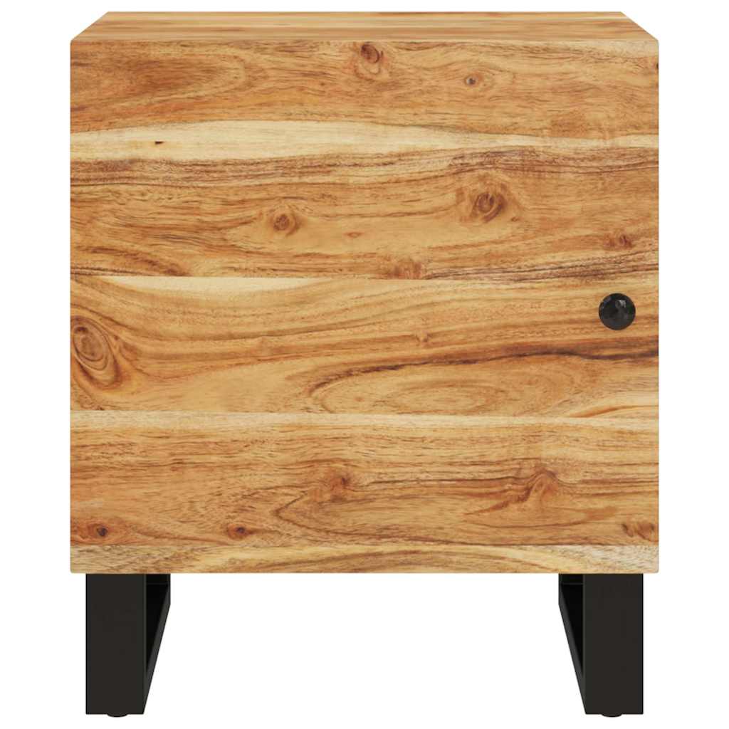 vidaXL Κομοδίνο 40 x 33 x 46 εκ. από Μασίφ Ξύλο Ακακίας