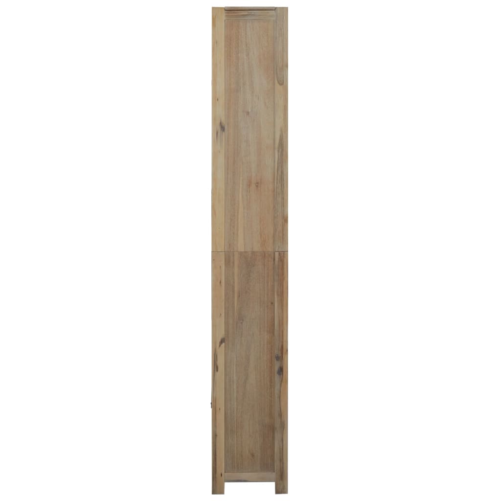 vidaXL Βιβλιοθήκη με 7 Επίπεδα 80 x 30 x 200 εκ. Μασίφ Ξύλο Ακακίας