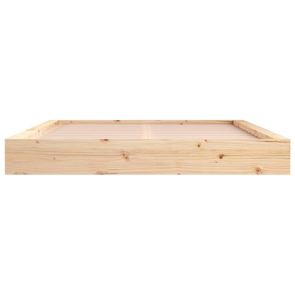 vidaXL Πλαίσιο Κρεβατιού 180 x 200 εκ. Μασίφ Ξύλο Super King Size