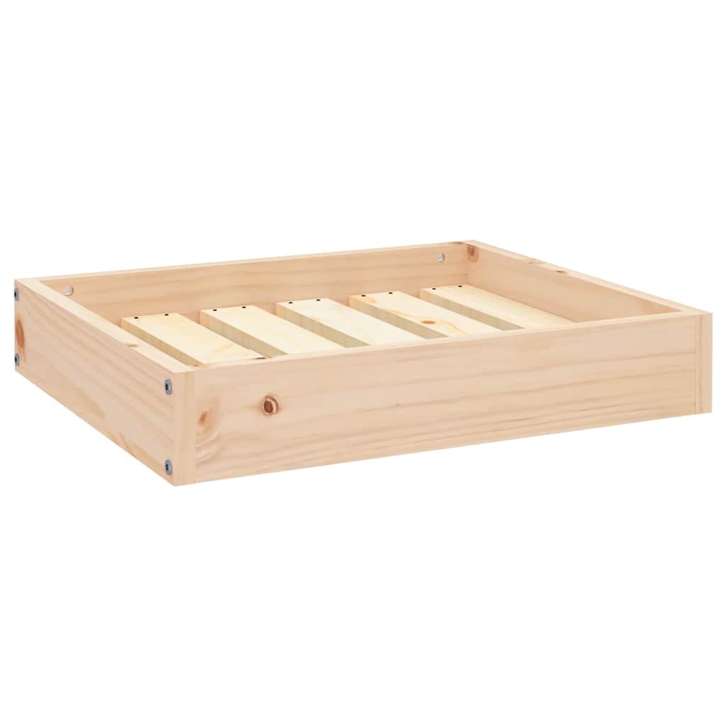 vidaXL Κρεβάτι Σκύλου 51,5 x 44 x 9 εκ. από Μασίφ Ξύλο Πεύκου