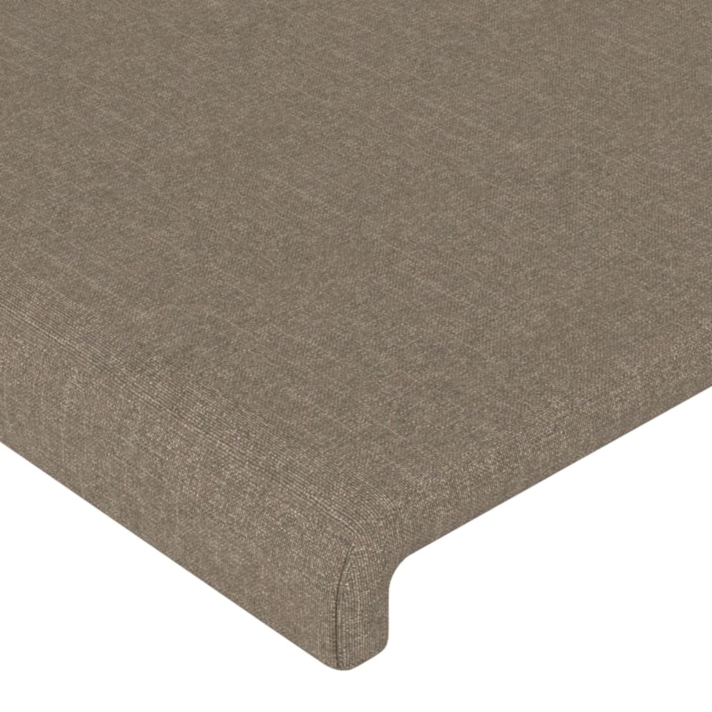 vidaXL Κεφαλάρια Κρεβατιού 2 τεμ. Taupe 72x5x78/88 εκ. Υφασμάτινα
