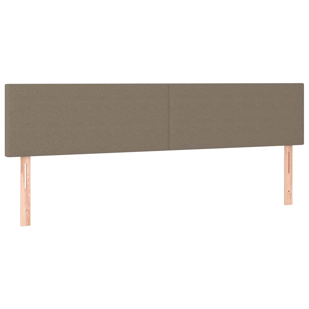 vidaXL Κεφαλάρια Taupe 160x5x78/88 εκ. Ύφασμα
