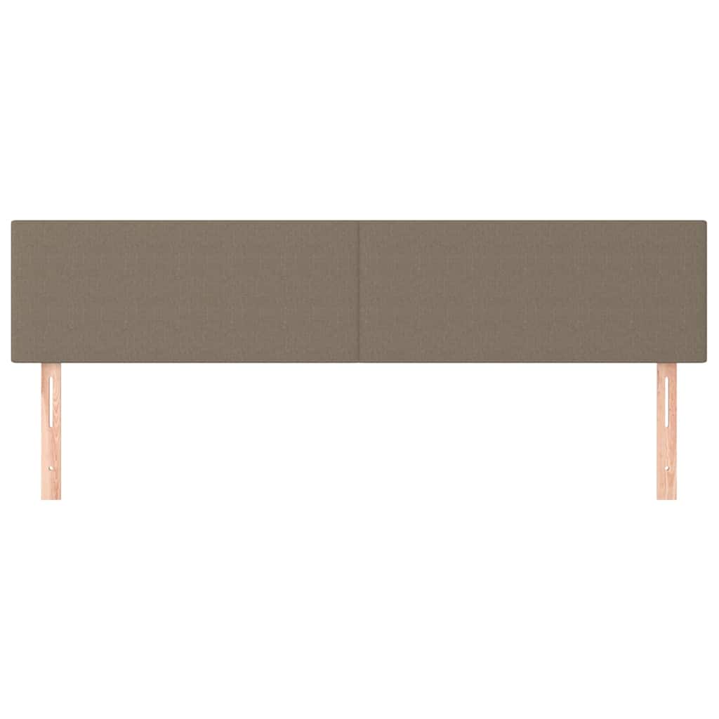 vidaXL Κεφαλάρια Taupe 160x5x78/88 εκ. Ύφασμα