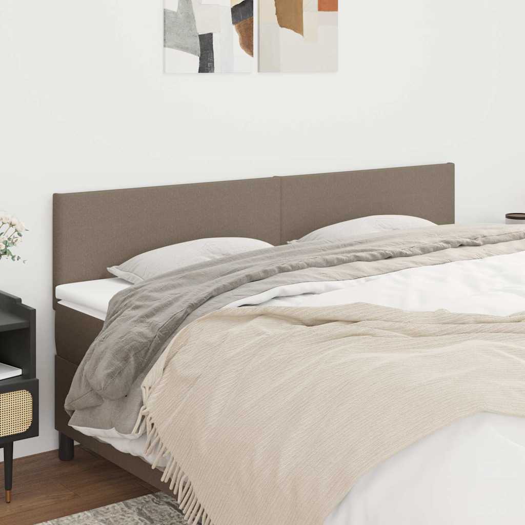 vidaXL Κεφαλάρια Taupe 160x5x78/88 εκ. Ύφασμα
