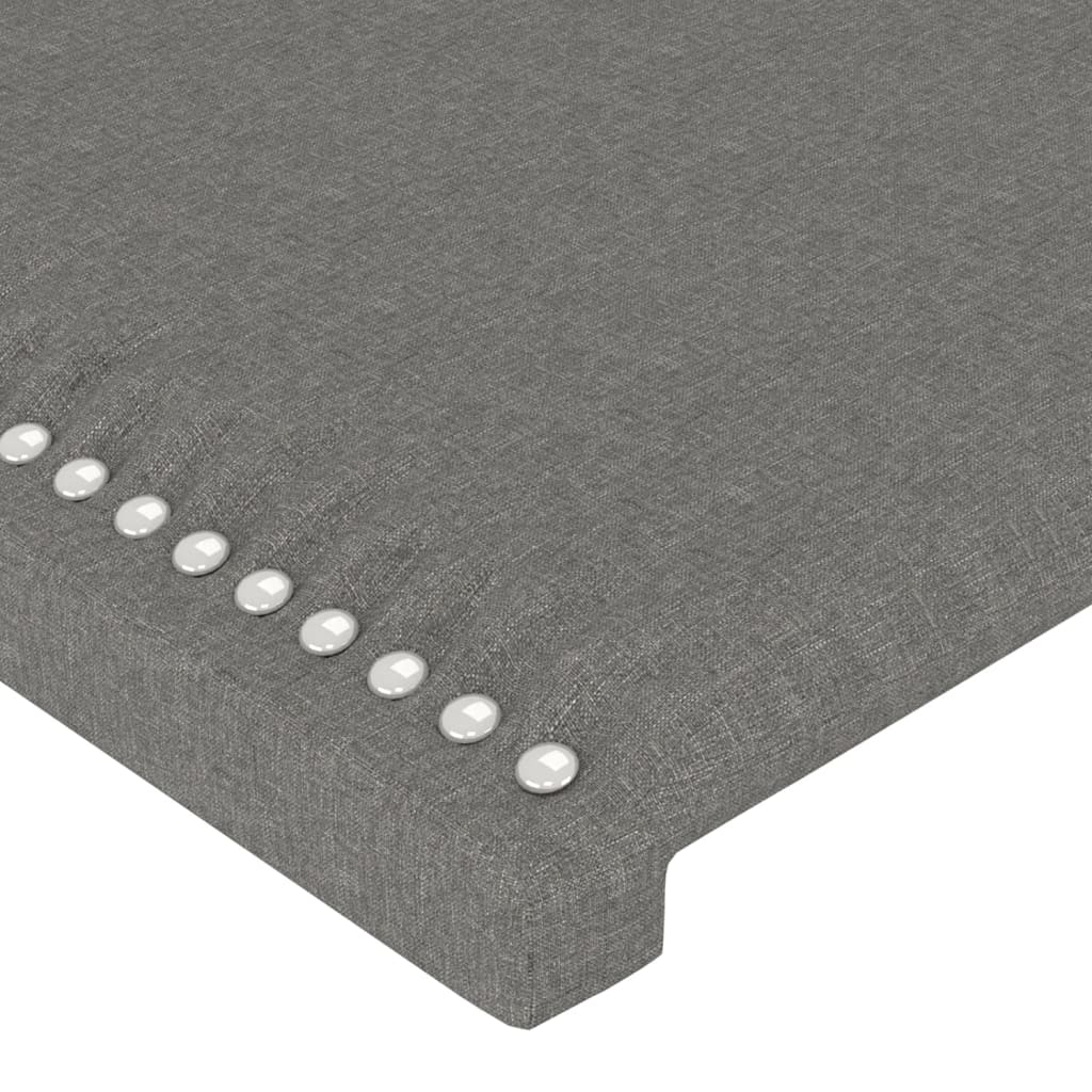vidaXL Κεφαλάρι Κρεβατιού Σκούρο Γκρι 100x5x78/88 εκ. Υφασμάτινο