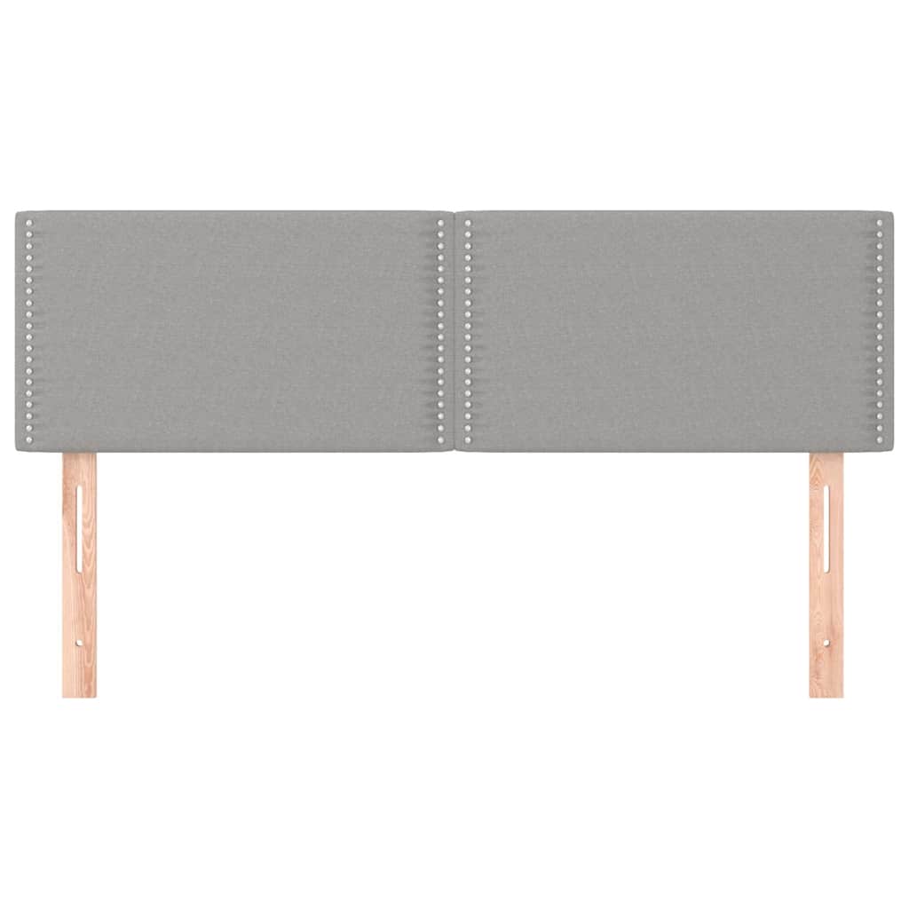 vidaXL Κεφαλάρια Αν. Γκρι 144x5x78/88 εκ. Ύφασμα