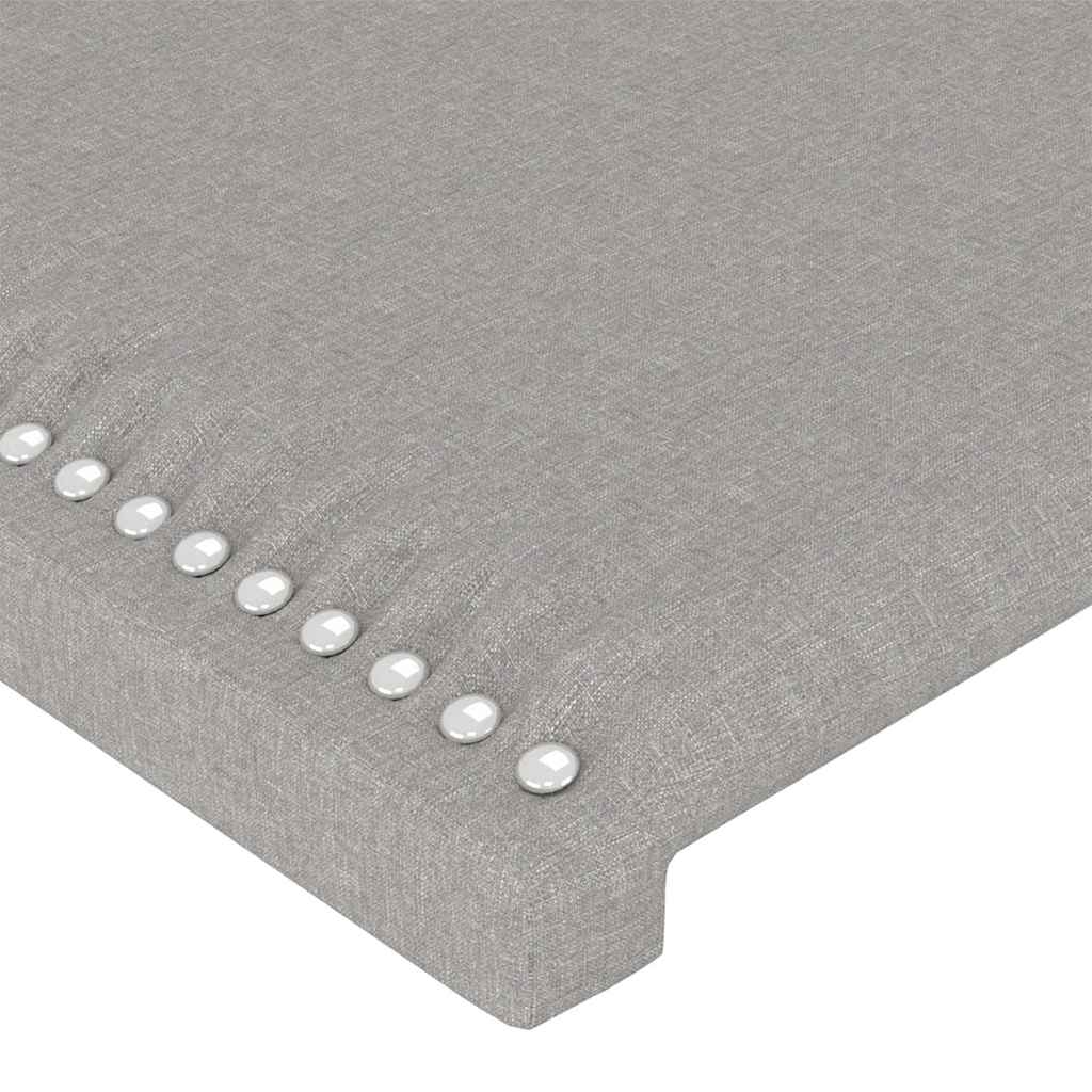 vidaXL Κεφαλάρια Αν. Γκρι 144x5x78/88 εκ. Ύφασμα