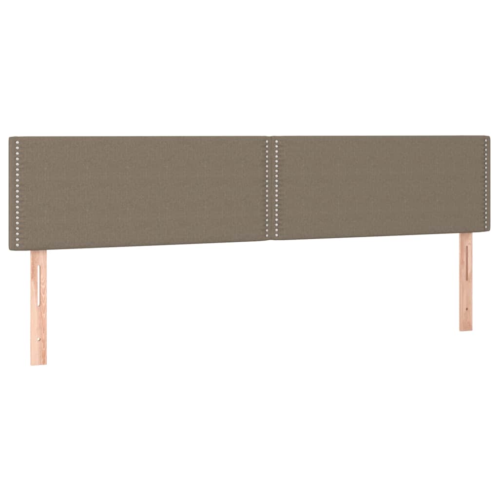 vidaXL Κεφαλάρια Taupe 200x5x78/88 εκ. Ύφασμα