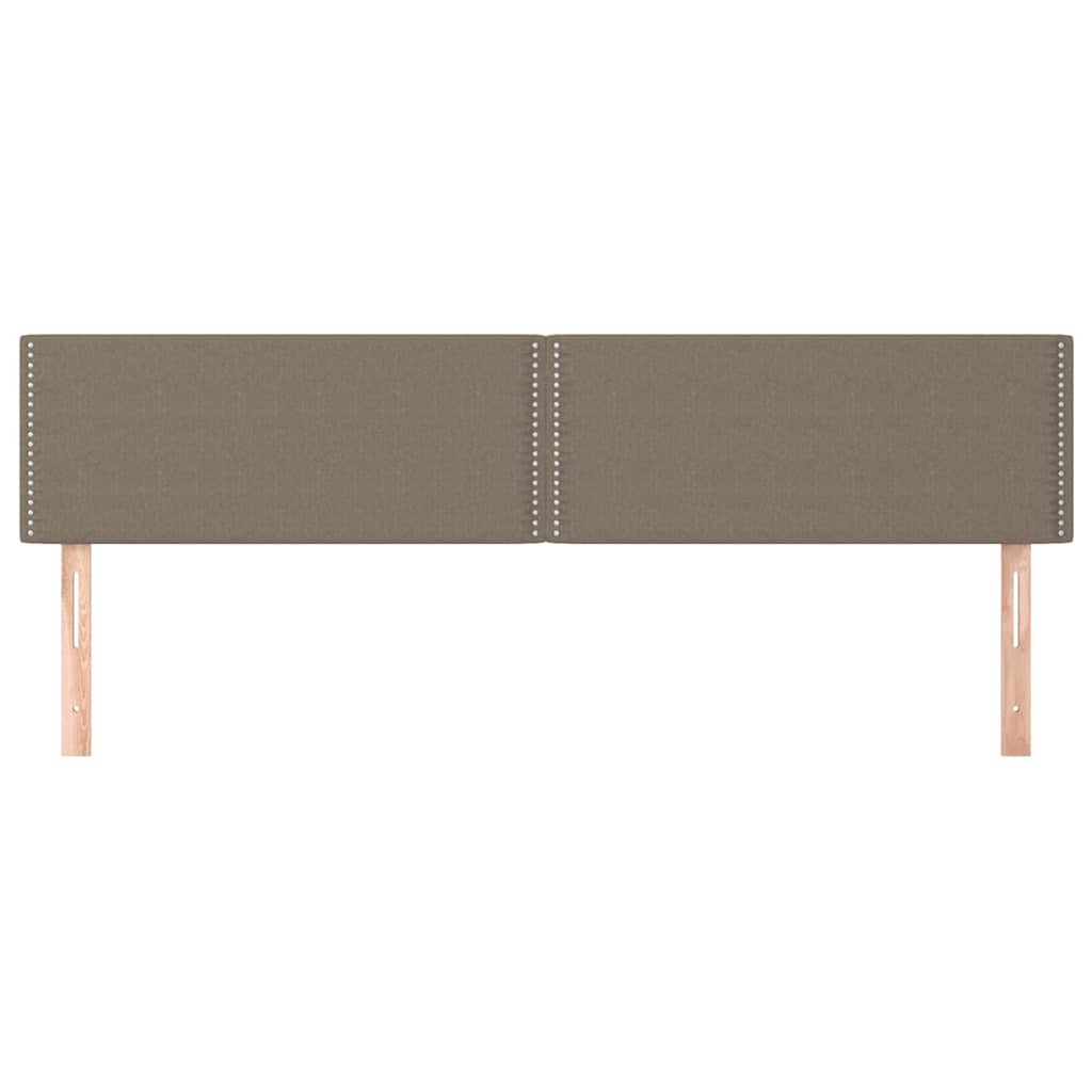 vidaXL Κεφαλάρια Taupe 200x5x78/88 εκ. Ύφασμα