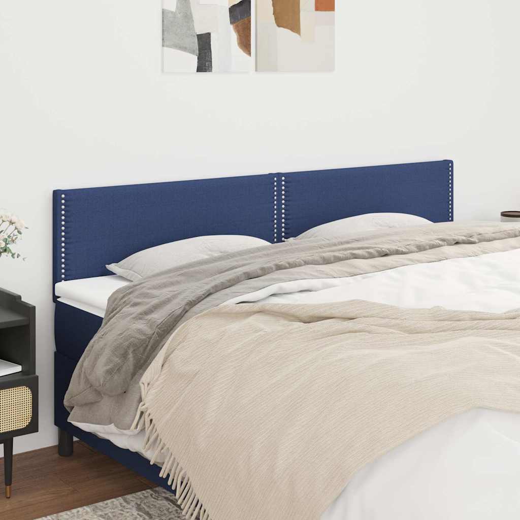 vidaXL Κεφαλάρια Μπλε 200x5x78/88 εκ. Ύφασμα