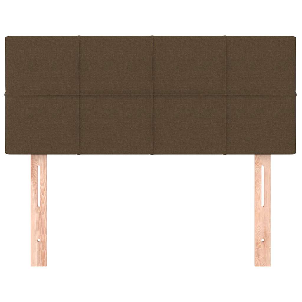 vidaXL Κεφαλάρι Κρεβατιού Σκούρο Καφέ 80 x 5 x 78/88 εκ. Υφασμάτινο
