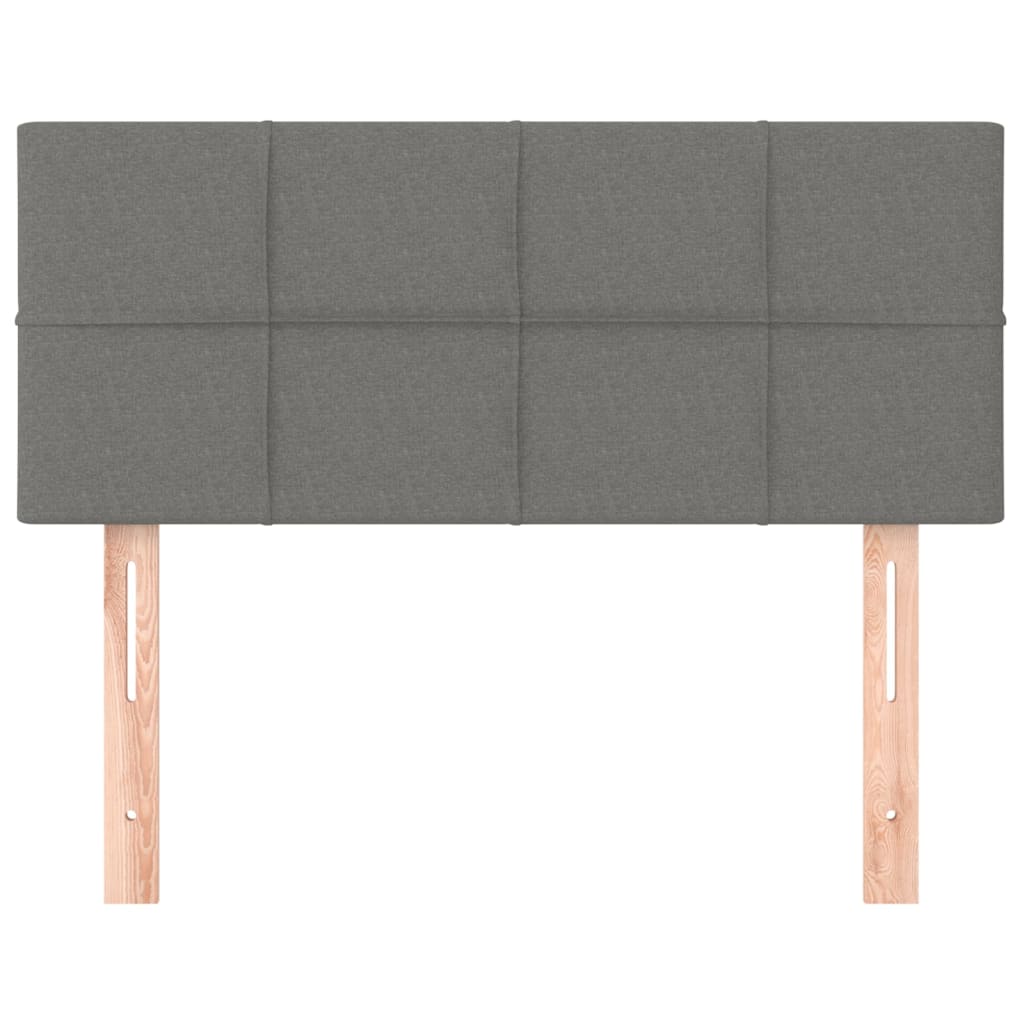 vidaXL Κεφαλάρι Κρεβατιού Σκούρο Γκρι 100x5x78/88 εκ. Υφασμάτινο