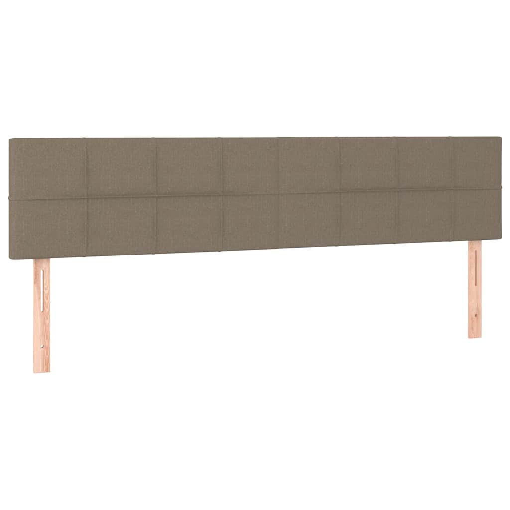 vidaXL Κεφαλάρια Taupe 160x5x78/88 εκ. Ύφασμα