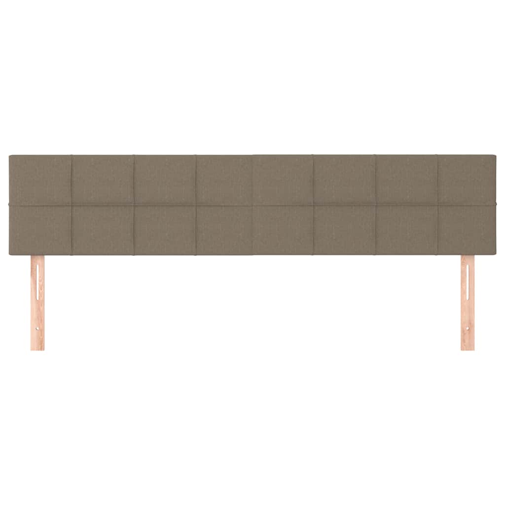 vidaXL Κεφαλάρια Taupe 160x5x78/88 εκ. Ύφασμα