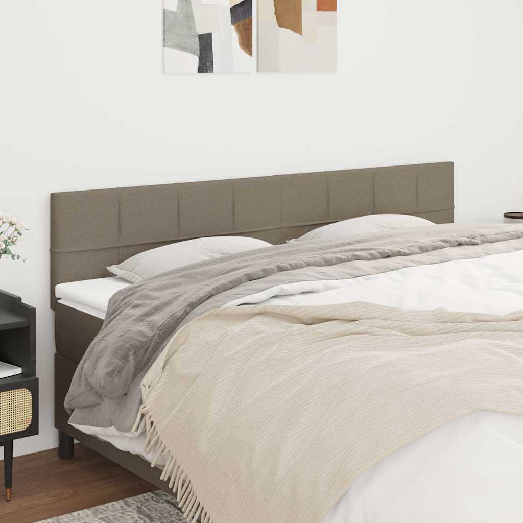 vidaXL Κεφαλάρια Taupe 160x5x78/88 εκ. Ύφασμα
