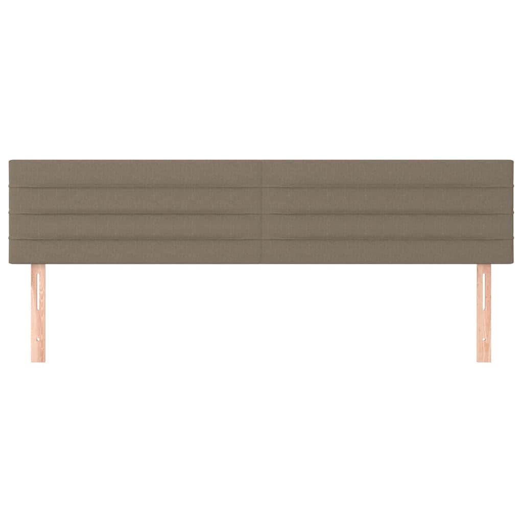 vidaXL Κεφαλάρια Taupe 160x5x78/88 εκ. Ύφασμα