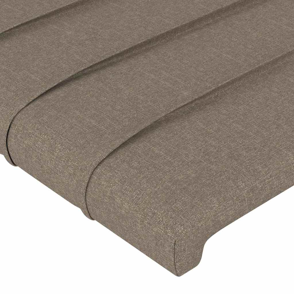 vidaXL Κεφαλάρια Taupe 160x5x78/88 εκ. Ύφασμα
