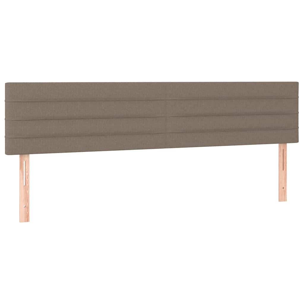 vidaXL Κεφαλάρια Ύφασμα 180x5x78/88 εκ. Taupe