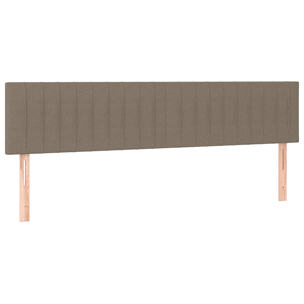 vidaXL Κεφαλάρια Ύφασμα 180x5x78/88 εκ. Taupe