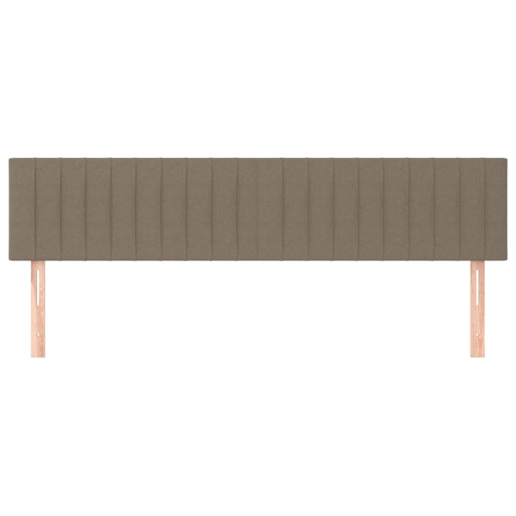 vidaXL Κεφαλάρια Ύφασμα 180x5x78/88 εκ. Taupe
