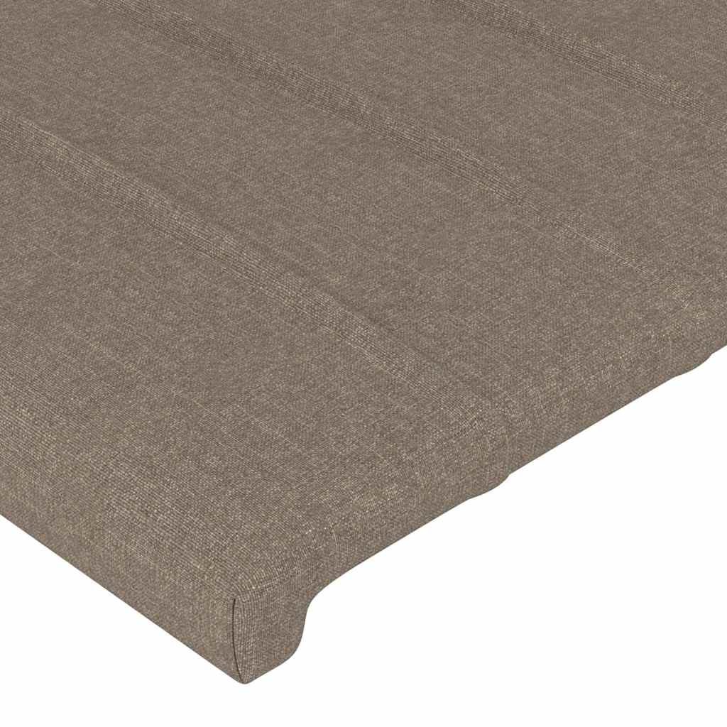 vidaXL Κεφαλάρια Ύφασμα 180x5x78/88 εκ. Taupe