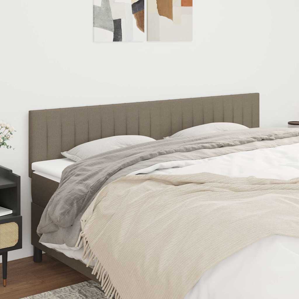 vidaXL Κεφαλάρια Ύφασμα 180x5x78/88 εκ. Taupe