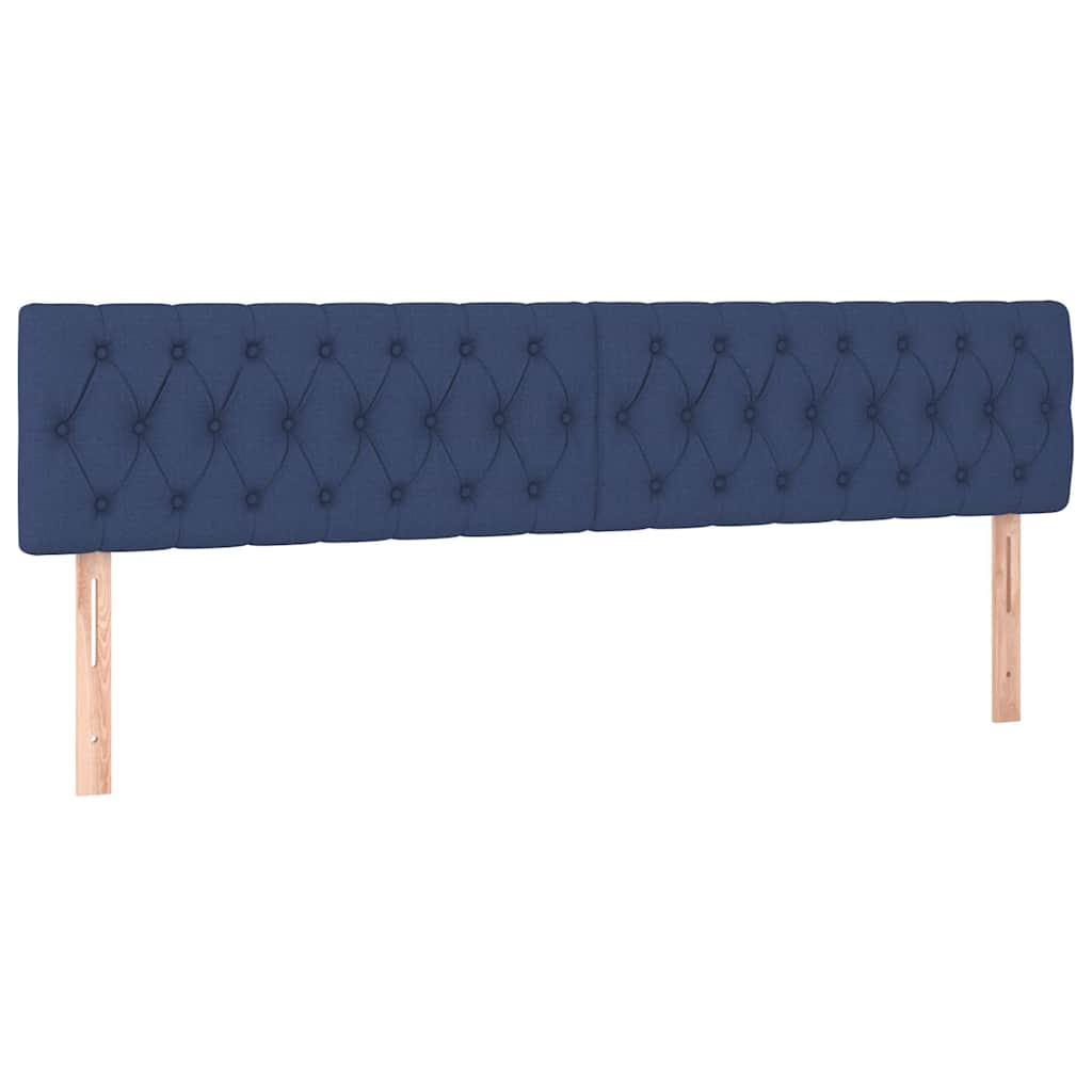 vidaXL Κεφαλάρια Μπλε 200x7x78/88 εκ. Ύφασμα