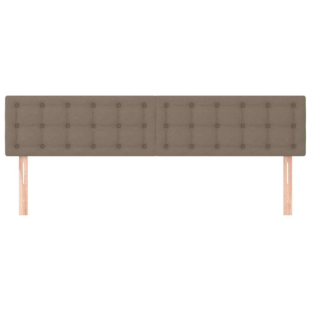 vidaXL Κεφαλάρια Taupe 200x5x78/88 εκ. Ύφασμα