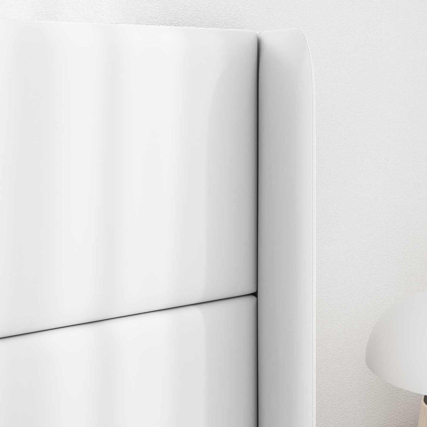vidaXL Αυτί Κεφαλής Λευκό PVC