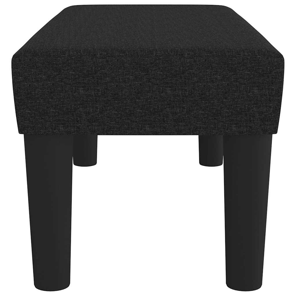 vidaXL Πάγκος Μαύρος 70 x 30 x 30 εκ. Υφασμάτινος