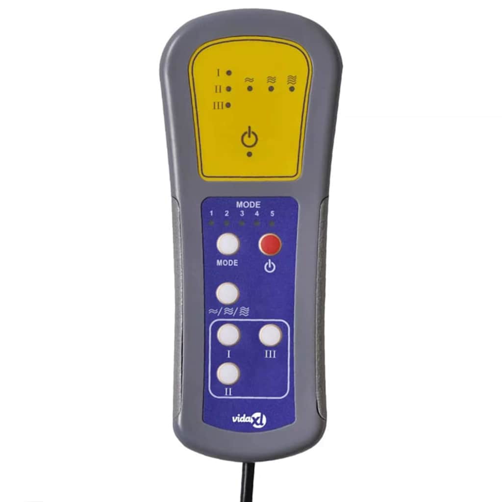 vidaXL Καρέκλα μασάζ Μαύρο 96.5 x 70.5 x 95 εκ Μικροΐνες