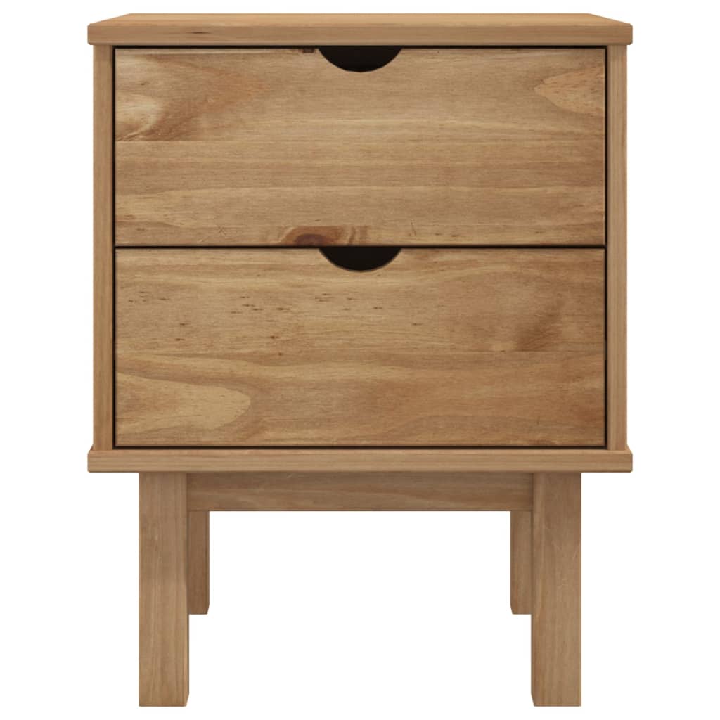 vidaXL Κομοδίνο OTTA 45x39x57 εκ. από Μασίφ Ξύλο Πεύκου