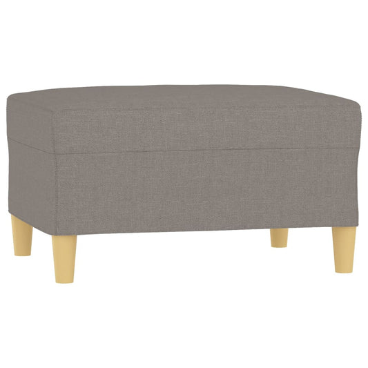 vidaXL Υποπόδιο Taupe 70 x 55 x 41 εκ. Υφασμάτινο