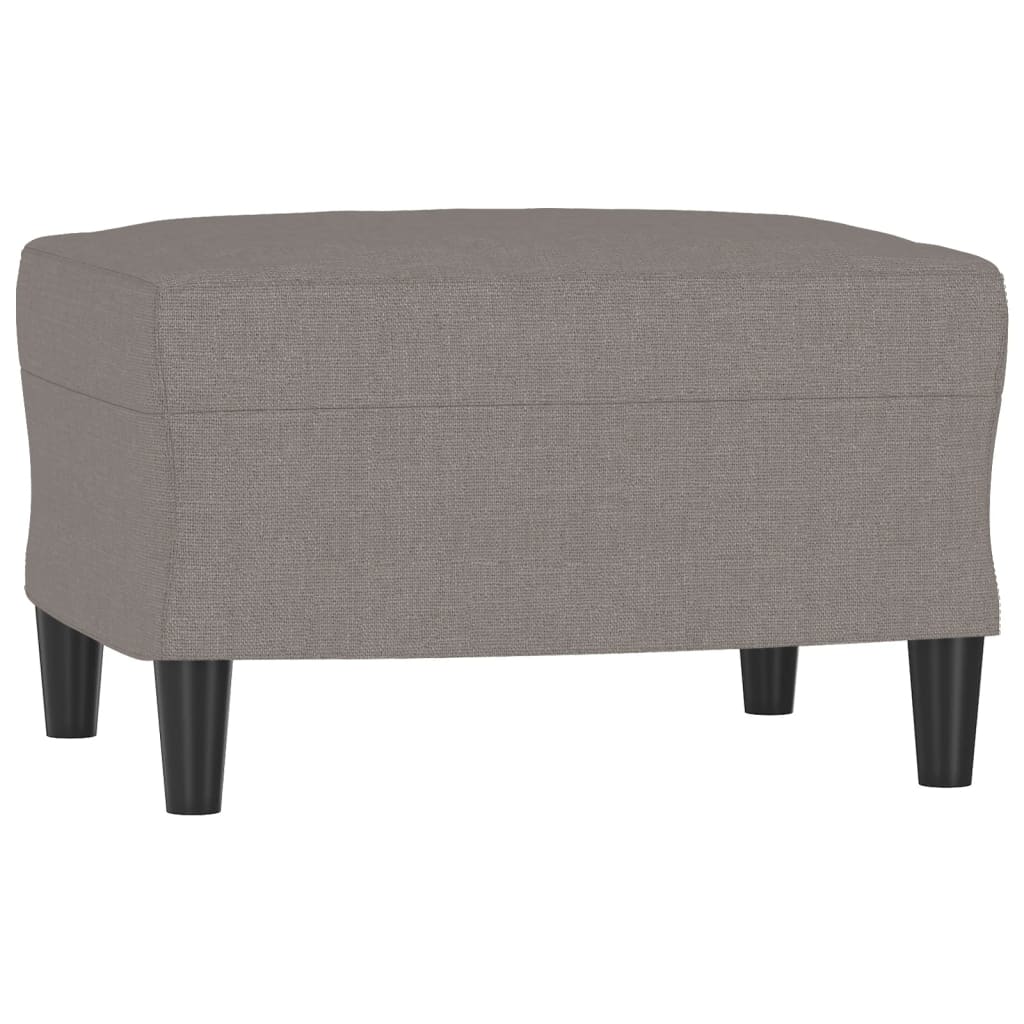 vidaXL Υποπόδιο Taupe 60x50x41 εκ. Υφασμάτινο