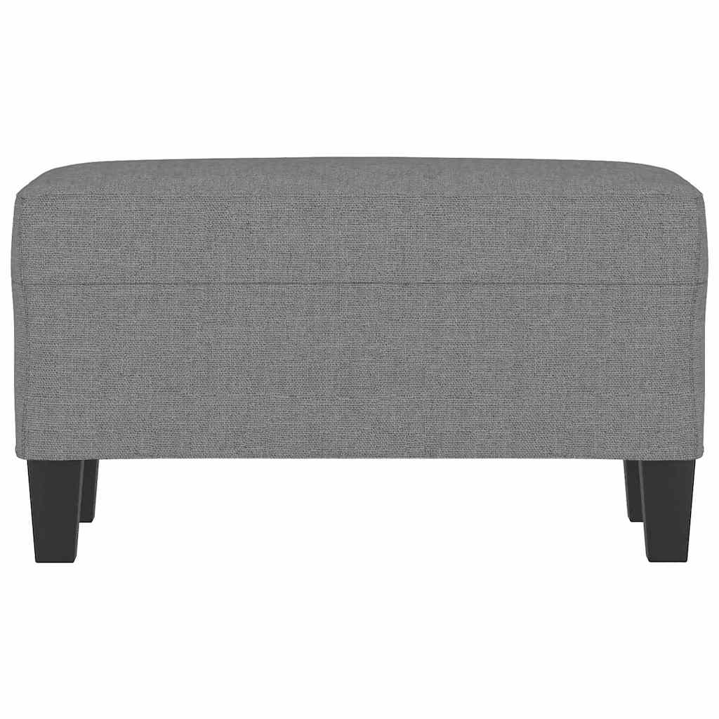 vidaXL Πάγκος Σκούρο Γκρι 70 x 35 x 41 εκ. Υφασμάτινος