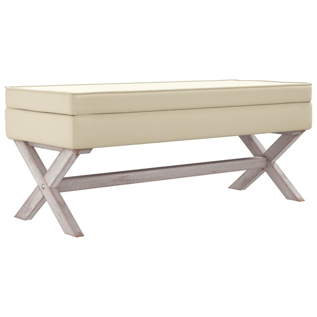 vidaXL Πάγκος Αποθήκευσης 110 x 45 x 49 εκ. Λινός